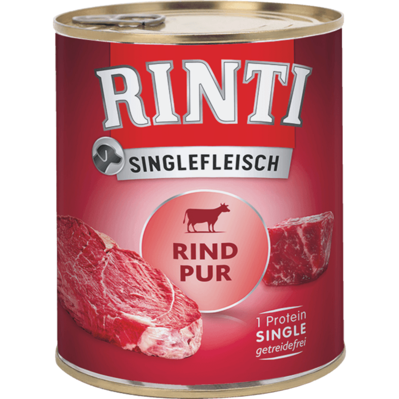 Rinti Singlefleisch Dose 800g - Rind Pur