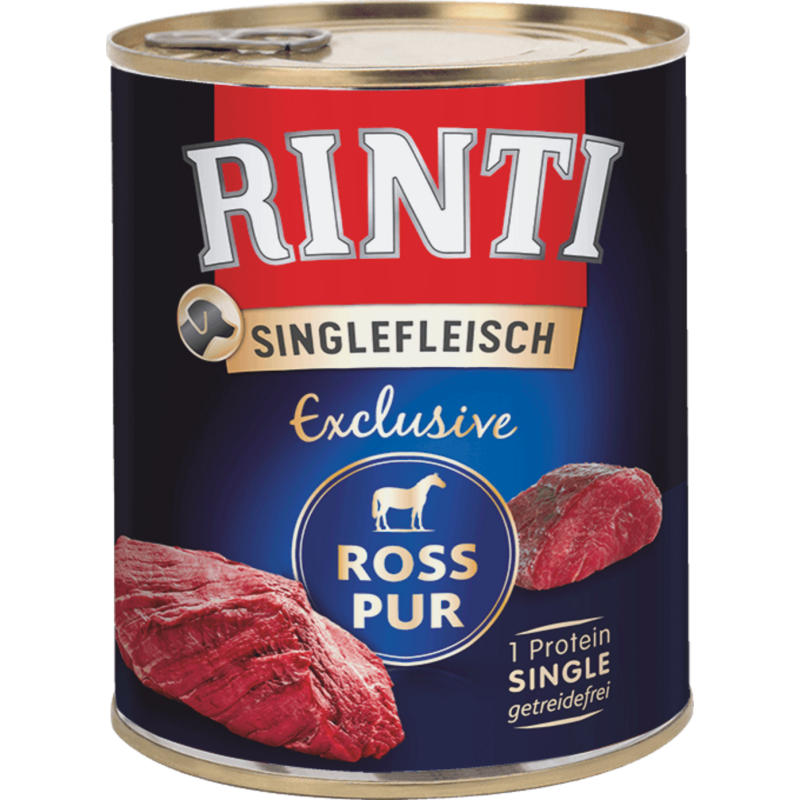 Rinti Singlefleisch Dose 800g - Ross Pur