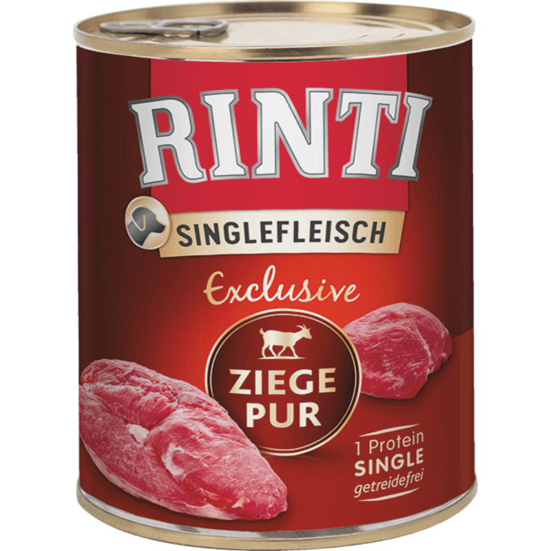 Rinti Singlefleisch Dose 800g - Ziege Pur