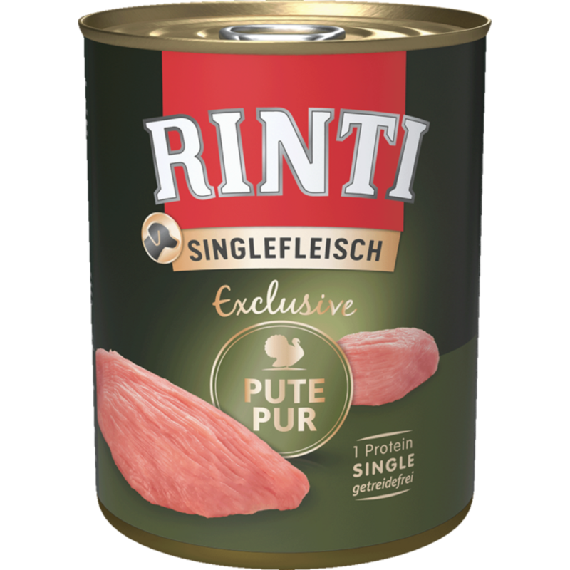 Rinti Singlefleisch Dose 800g - Pute Pur