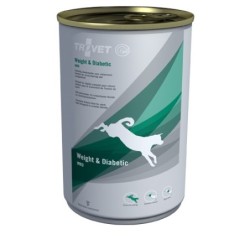 TROVET Weight & Diabetic WRD Hundefutter - Dosen - 6 x 400 g