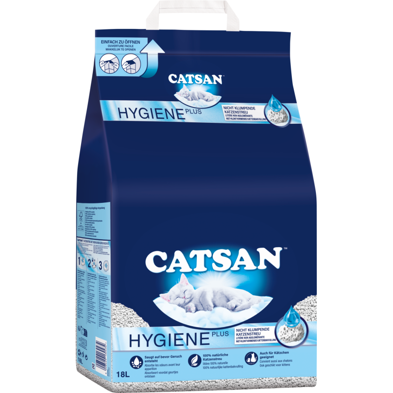 Catsan Hygienestreu - 18 l