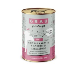 Grau Grain-Free Rindfleisch mit Karotte und Kartoffel Dose - 6 x 400 g