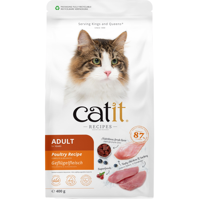 Catit Recipes Adult - Geflügel - 400 g