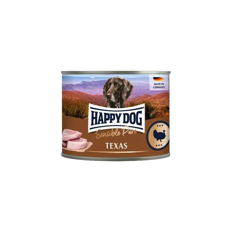 HappyDog Sensible Pure Texas - Truthahn - 6 x 200 g