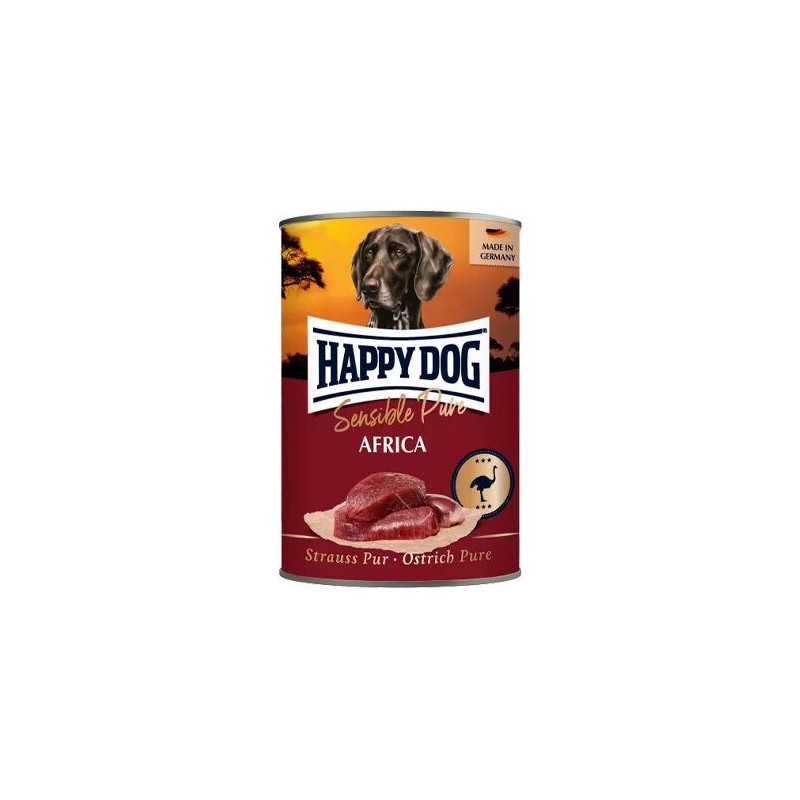 Happy Dog Sensible Pure Africa - Strauß - 6 x 400 g