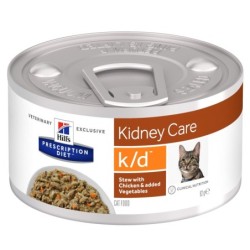 Hill's k/d Kidney Care Ragout Katzenfutter - Huhn & Gemüse - 24 x 82 g