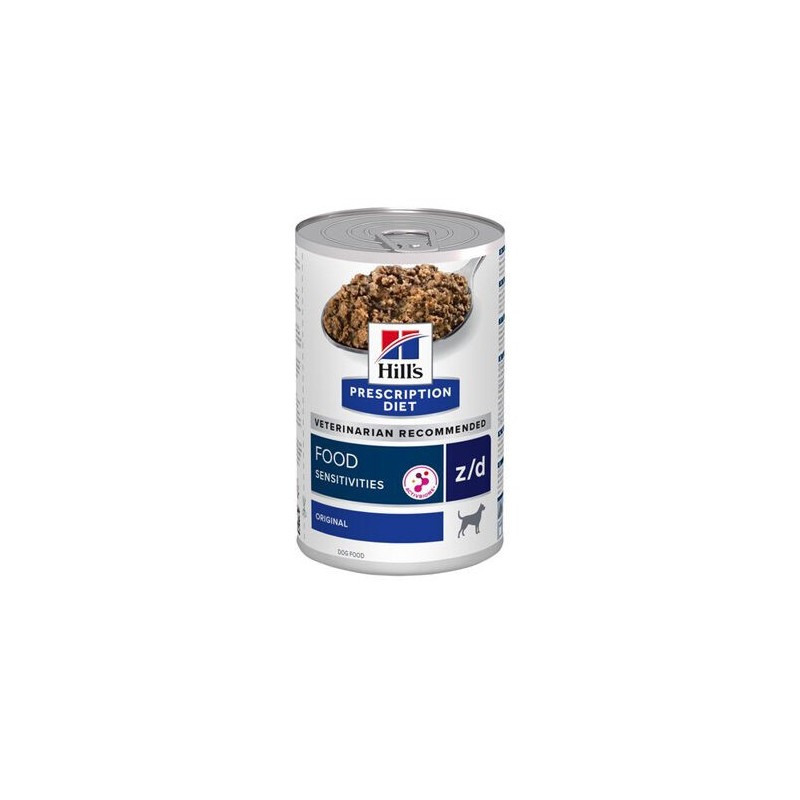 Hill's z/d Food Sensitivities Hundefutter - Dosen - 12 x 370 g