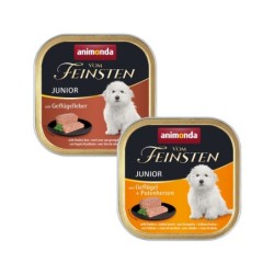 Animonda vom Feinsten Junior Hundefutter - Schälchen - Geflügel/Putenherzen - 22 x 150 g