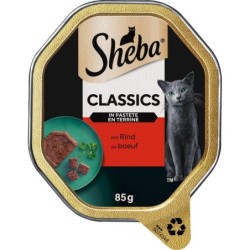 Sheba Schale Classics in Pastete mit Rind 85g - 85 g