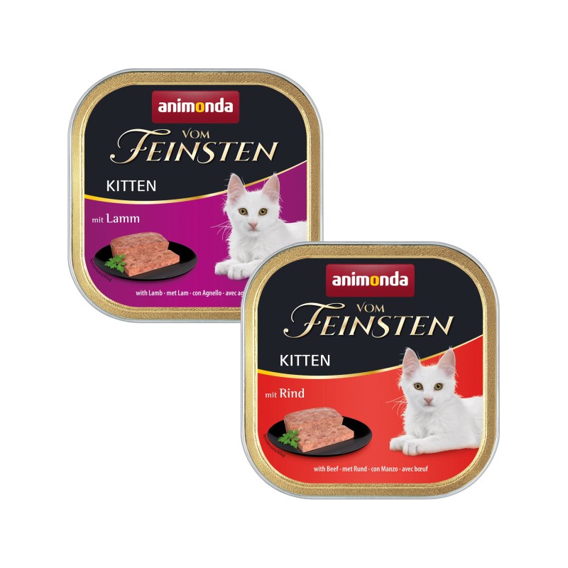 Animonda Vom Feinsten Kittenfutter - Rind - 32 x 100 g