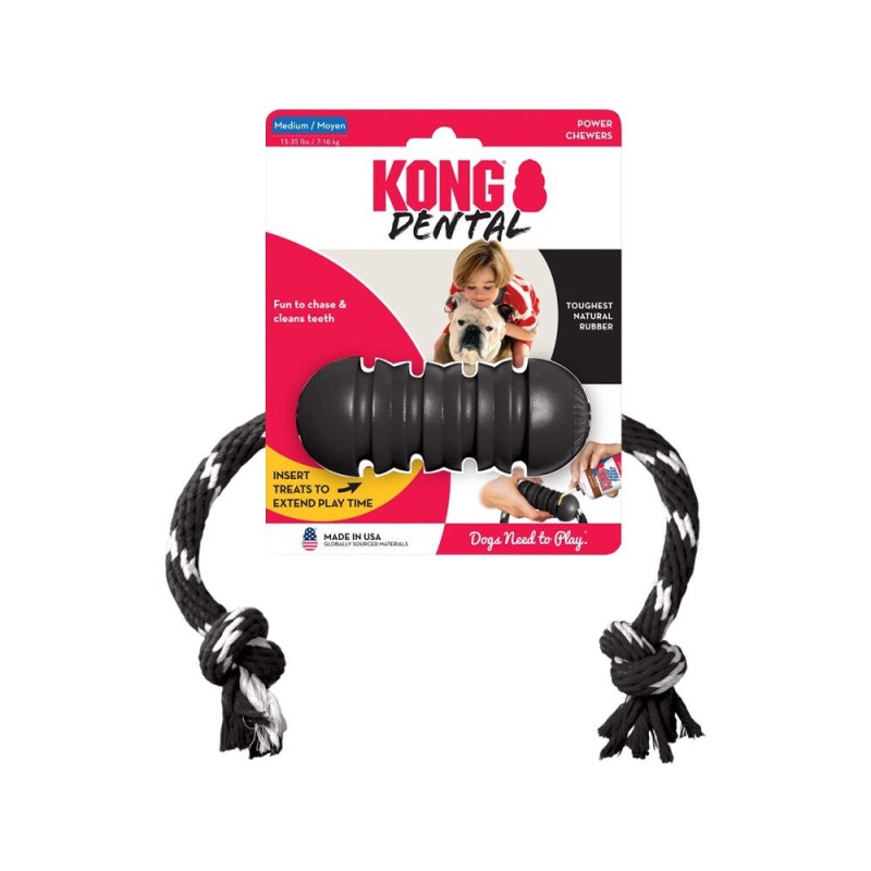 KONG Extreme Dental mit Seil - 48 cm