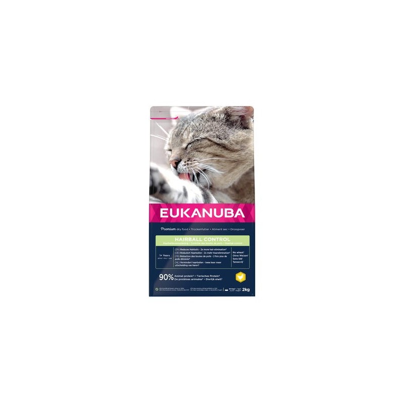 Eukanuba Hairball Control Katzenfutter - 2 kg