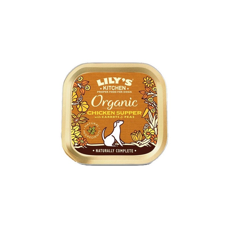 Lily's Kitchen Organic Hundefutter - Wanne - Rindfleisch - 11 x 150 g