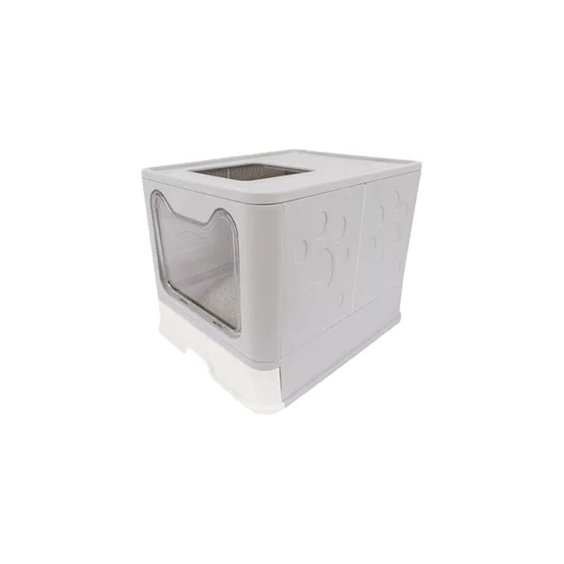 M-Pets Katzentoilette Sile - Grau - 51 x 41 x 38 cm