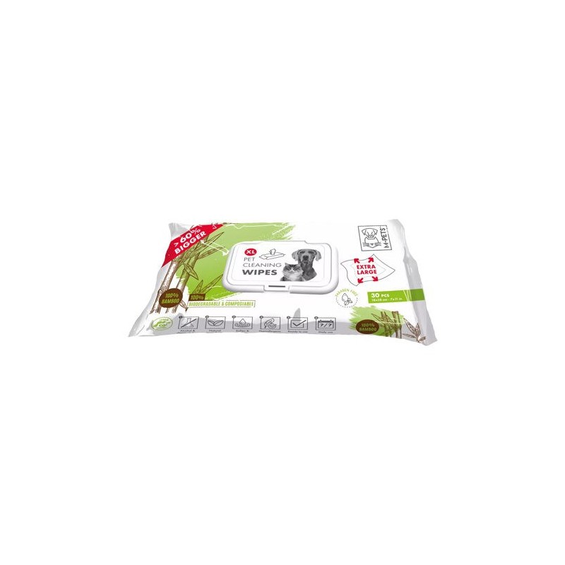 M-Pets Wipes Bamboo - 80 Stück