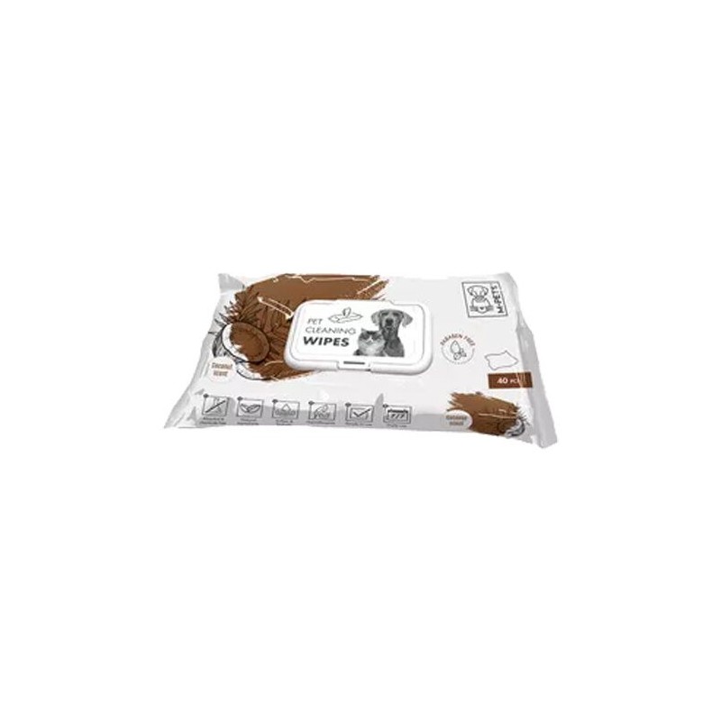 M-Pets Wipes Coconut - 40 Stück