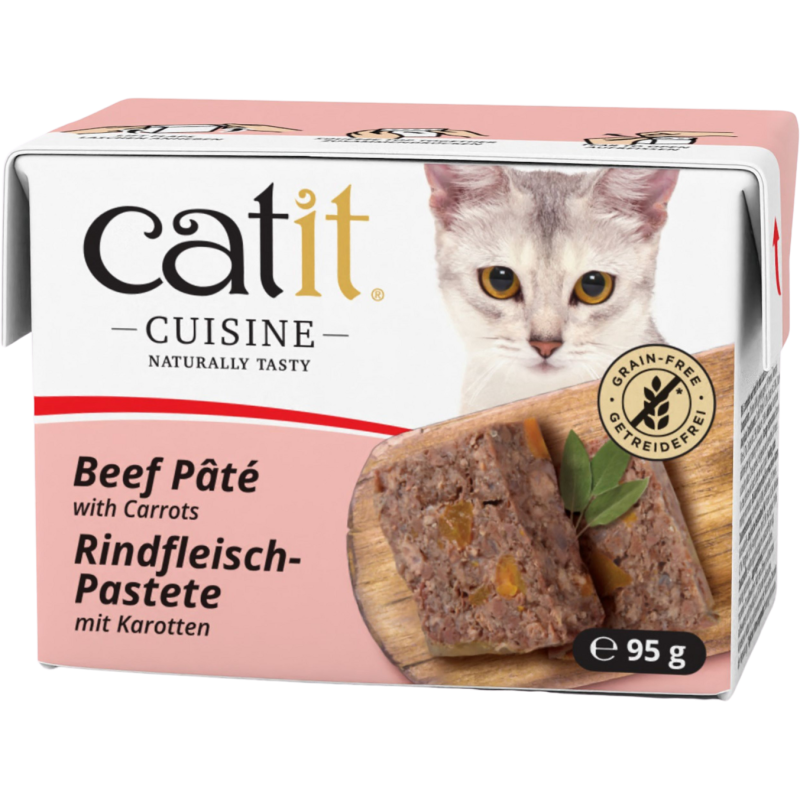 Catit Cuisine Pate Rind mit Karotten - 95 g