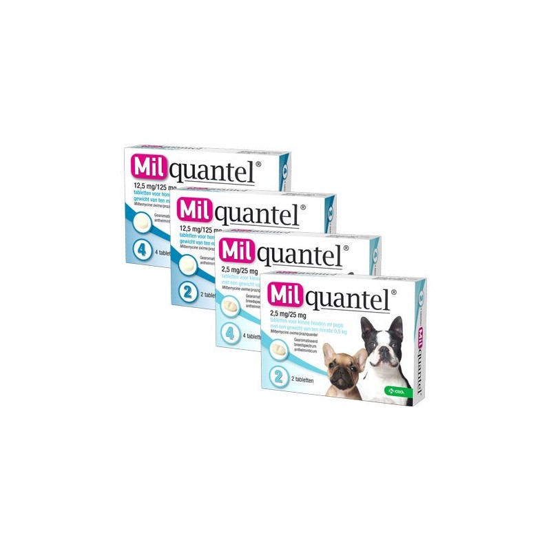 Milquantel kleiner Hund/Welpe (2,5 mg) - 2 Tabletten