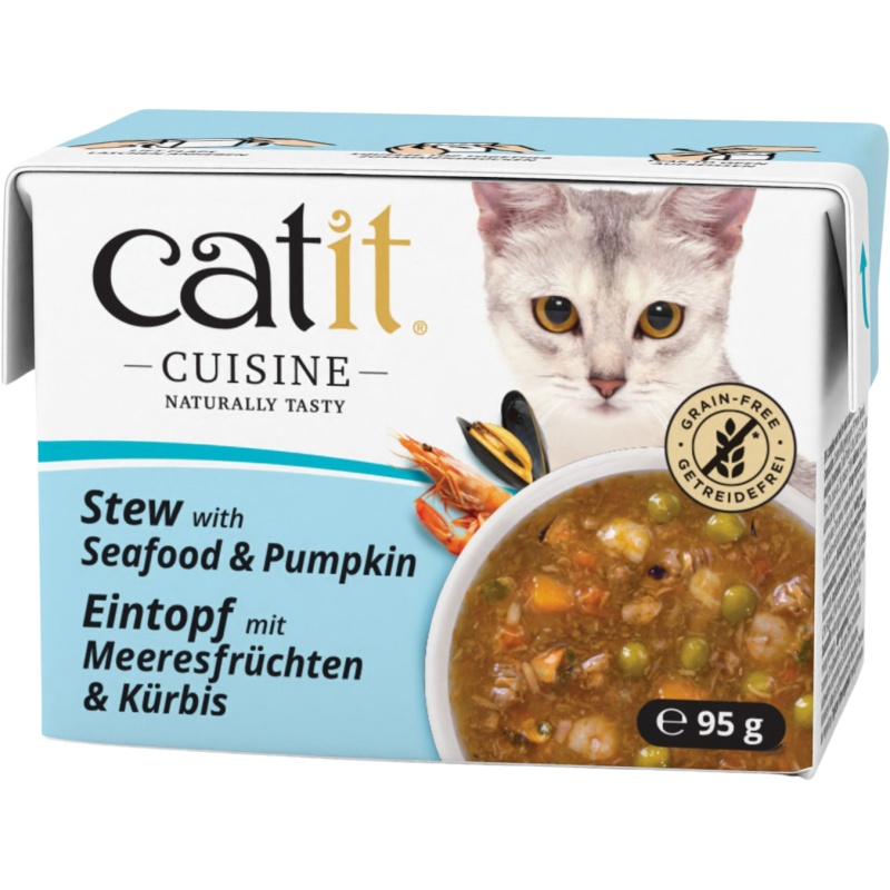 Catit Cuisine Eintopf Meersfrüchte und Kürbis - 95 g