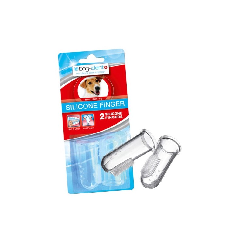 Bogadent Silicone Finger Hund