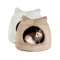 Petstages Katzen-Iglu Miau-Hütte - Grau - 43,2 x 43,2 cm