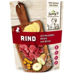 Betty's Landhausküche Frischebeutel Rind mit Kartoffel, Kürbis & Birne - 300 g