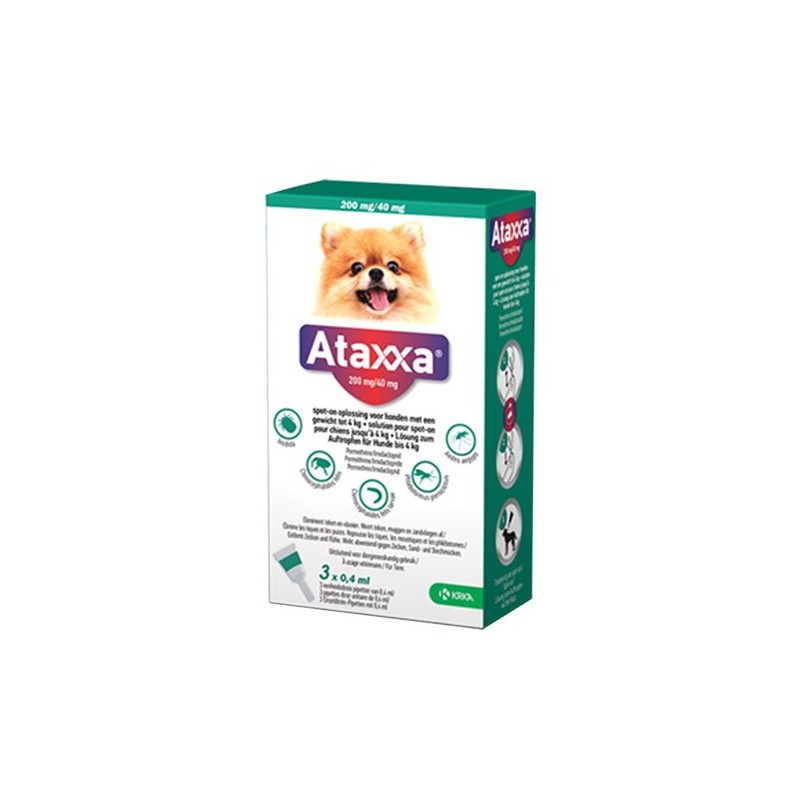 Ataxxa 2000mg/400mg spot-on -  25kg - 3 Pipetten