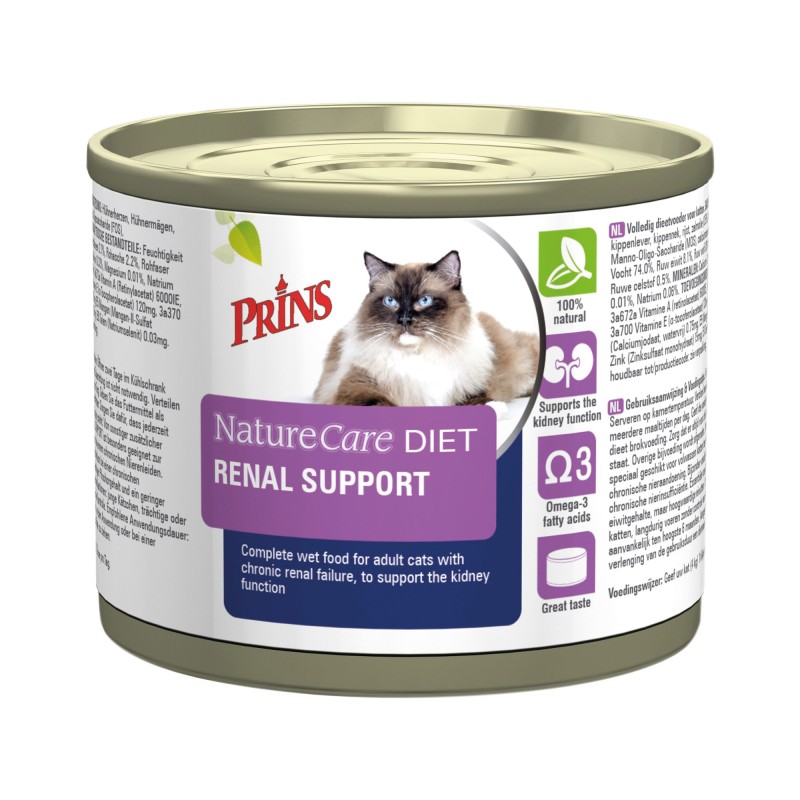 Prins NatureCare Diet Cat Renal Support - 6 x 200 g