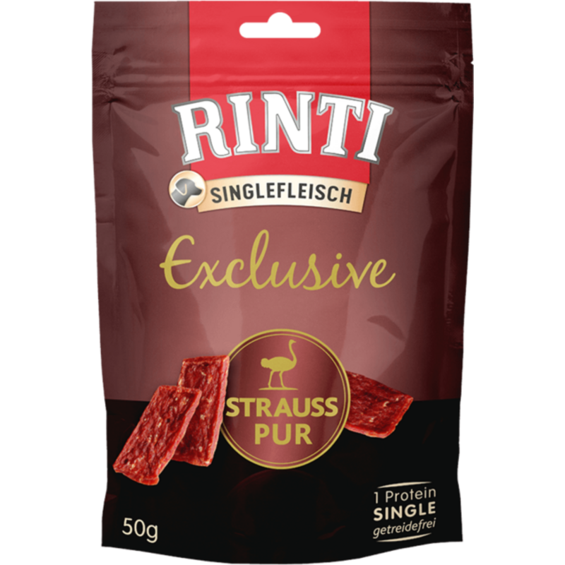 Rinti Exclusive Snack 50g - Strauß