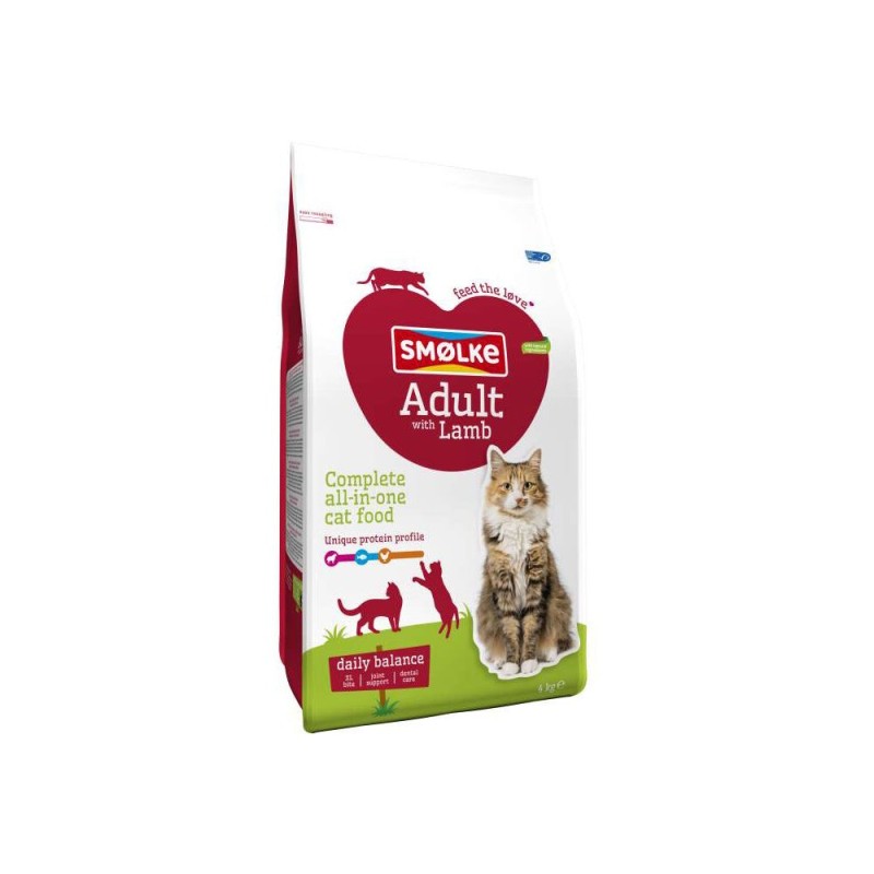 Smølke Adult Katzenfutter - Lamm und Reis - 4 kg