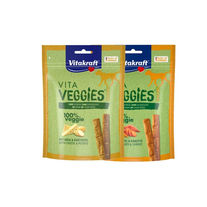 Vitakraft Veggies Sticks – Käse und Kartoffeln – 80 Gramm