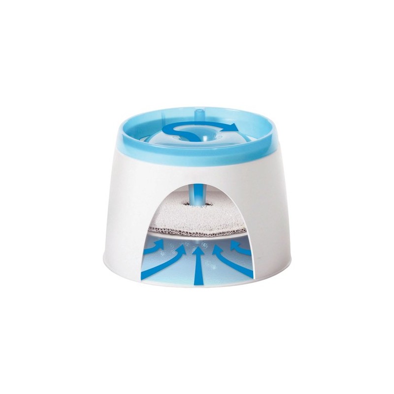 Catit Fresh & Clear Drinking Fountain - Blau / Weiß