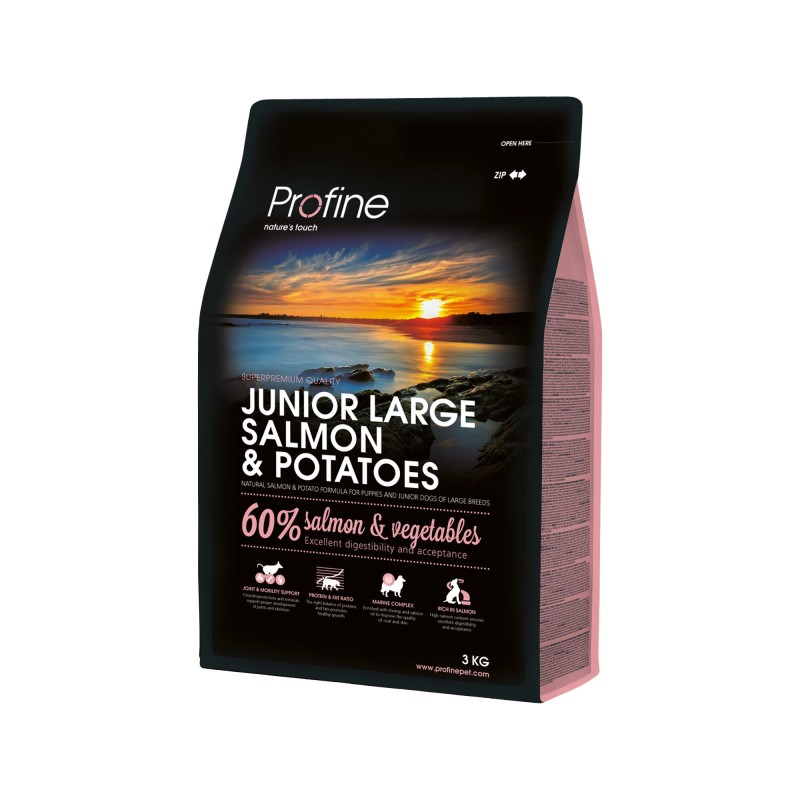 Profine Junior Large Breed - Hundefutter - Lachs & Kartoffel - 15 kg