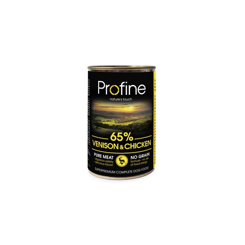 Profine Pure Meat - Hundefutter - Hirsch - 6 x 400 g