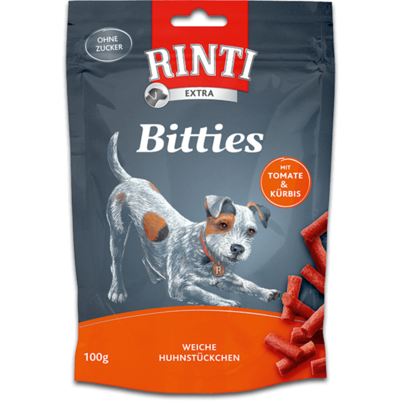 Rinti Extra Mini Bits 100g - Tomate+Kürbis