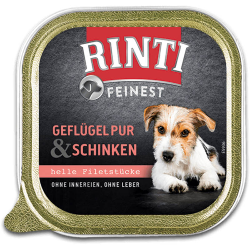 Rinti Feinest 150g Schale - Geflügel Pur+Schinken