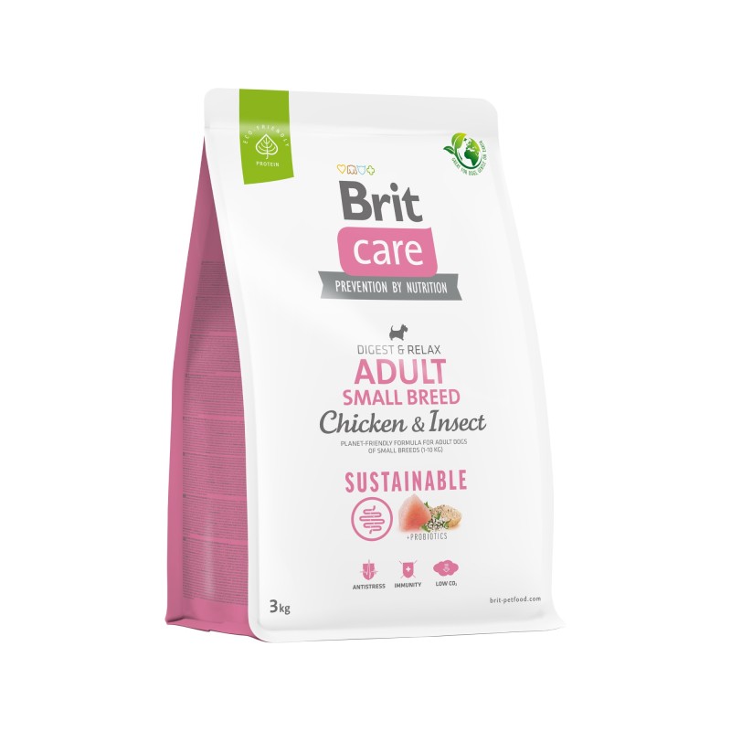 Brit Care - Dog - Sustainable Adult Small Breed - Huhn & Insekten - 7 kg