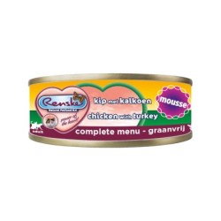 Renske Mousse - Katzenfutter - Huhn & Pute - 24 x 70 g