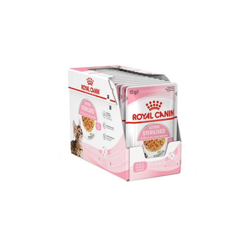 Royal Canin Kitten Sterilised Gelee - Beutel - 12 x 85 g