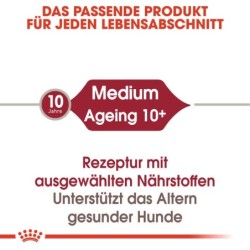 Royal Canin Medium Ageing 10+ Hundefutter - Frischebeutel - 10 x 140g