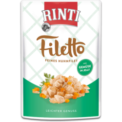 Rinti Filetto Jelly Portionsbeutel 100g - Huhn&Gemüse