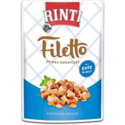 Rinti Filetto Jelly Portionsbeutel 100g - Huhn&Ente