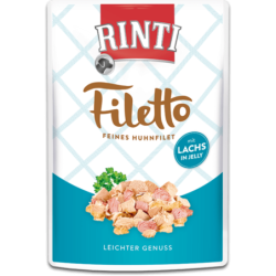 Rinti Filetto Jelly Portionsbeutel 100g - Huhn&Lachs