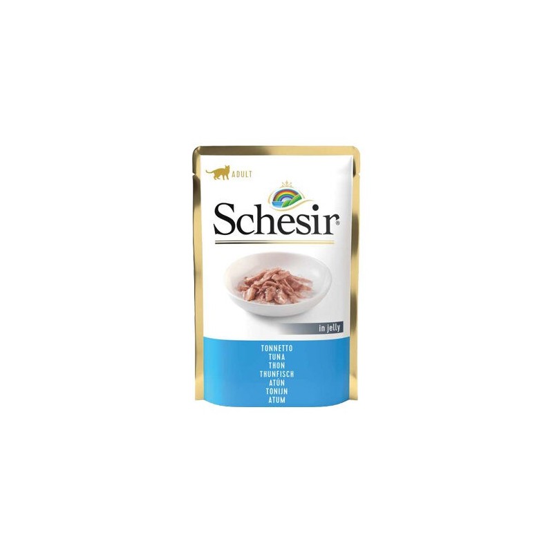 Schesir Nassfutter - Huhn mit Schinken - 20 x 85 g