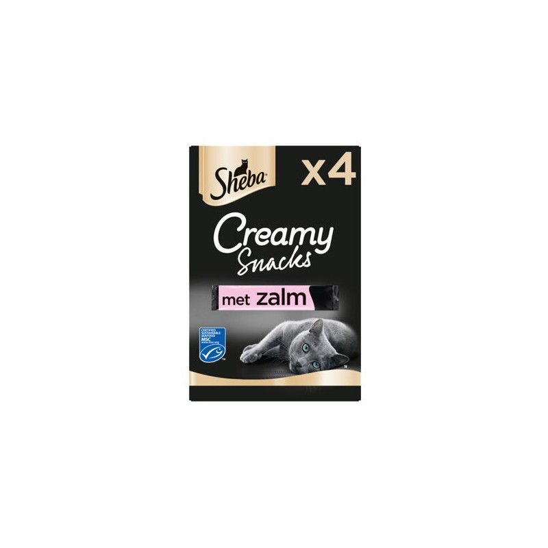 Sheba Creamy Snacks - 4 x 12g - Lachs