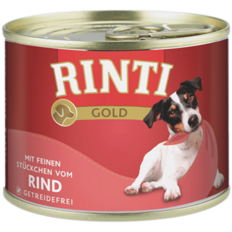 Rinti Gold Dose 185g - Rindstückchen