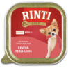 Rinti Gold Mini 100g Schale - Rind&Perlhuhn