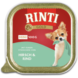 Rinti Gold Mini 100g Schale - Hirsch&Rind