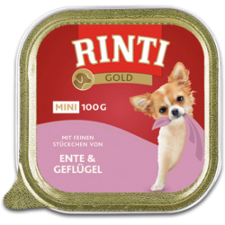 Rinti Gold Mini 100g Schale - Ente&Geflügel